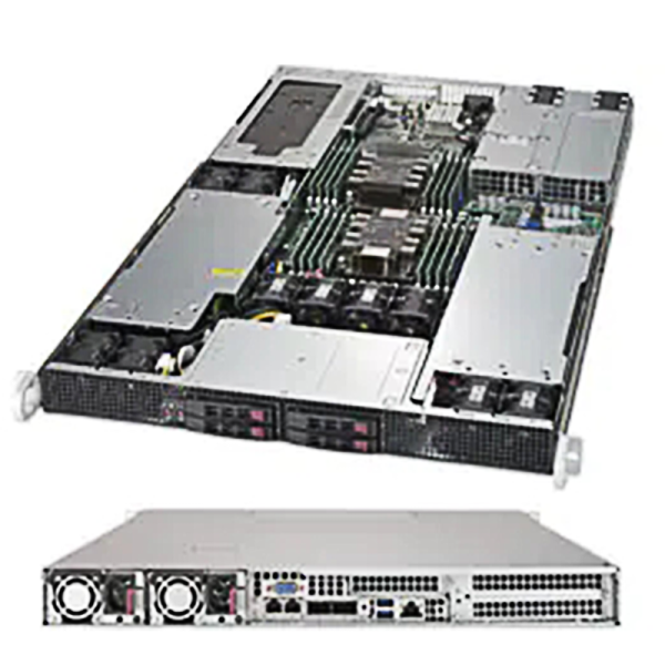 SuperServer 1029GP-TR Dual Processor Intel CPU 3 GPU System 1u Mini Rack Server