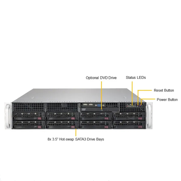SuperServer 6029P-TRT 2u PC Computer Intel CPU SSD 4tb Rack Server - Image 7