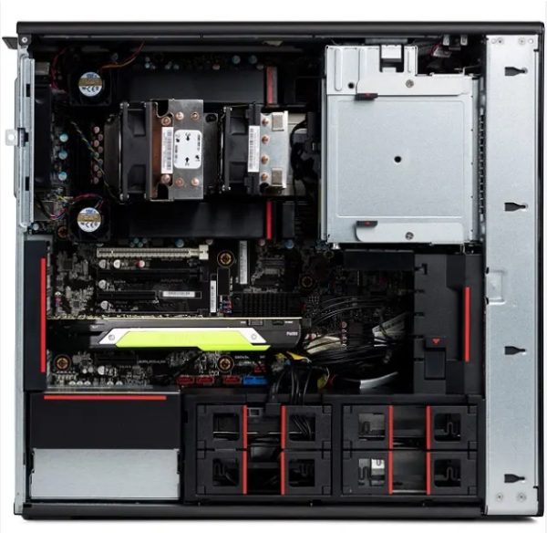 Le-novo ThinkStation P720 Dual Intel CPU DDR4 RAM RTX 8000 Media GPU Xeon Tower Workstation - Image 6