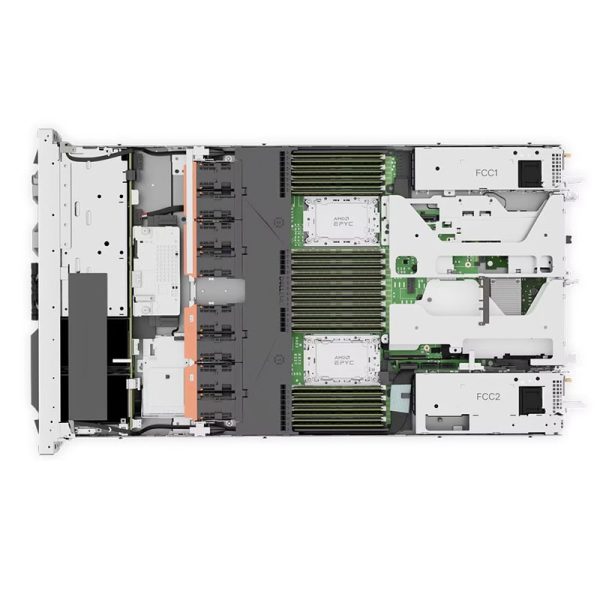 R6525 Poweredge PC Computer Storage 1U Mini Data Center GPU AMD EPYC Server Rack - Image 5