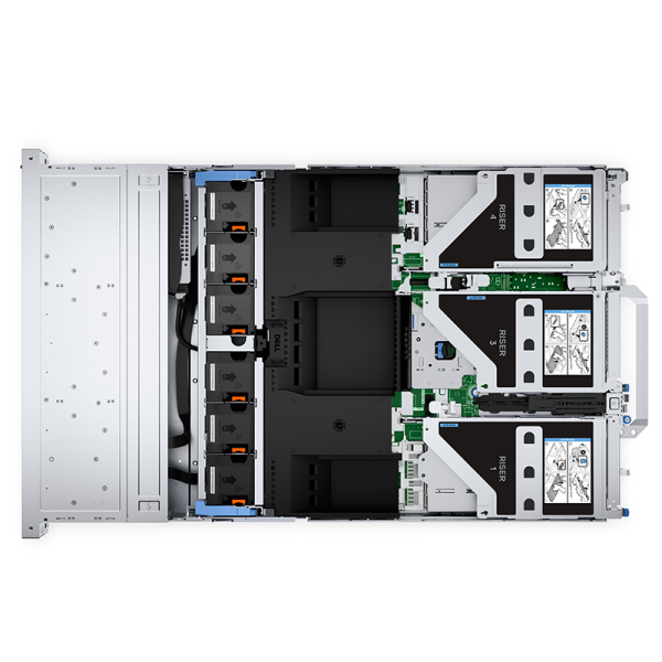 R760 Poweredge Intel Xeon CPU Computer GPU AI 2U Rack Server - Image 3